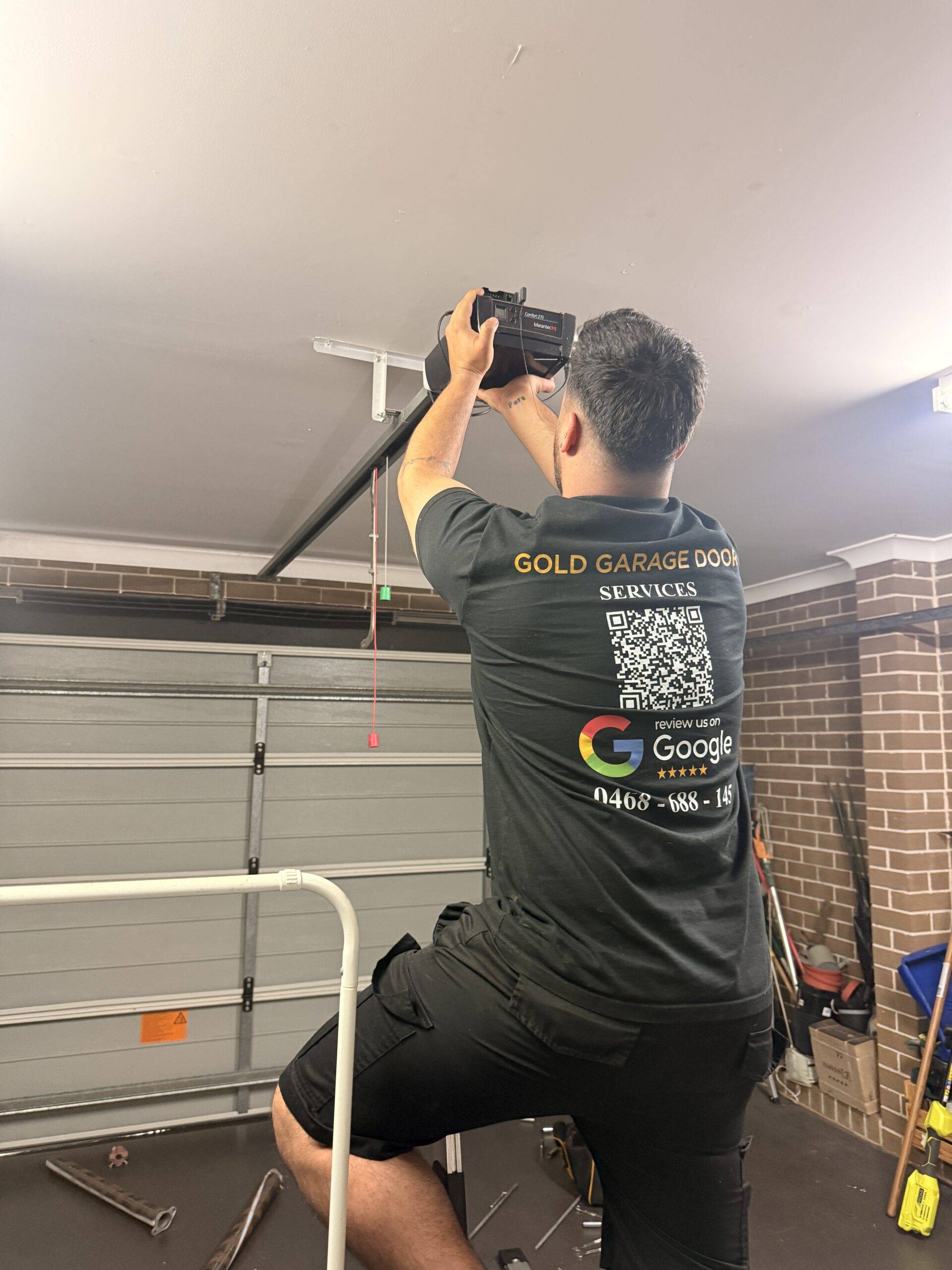 Roller garage door install in Parramatta