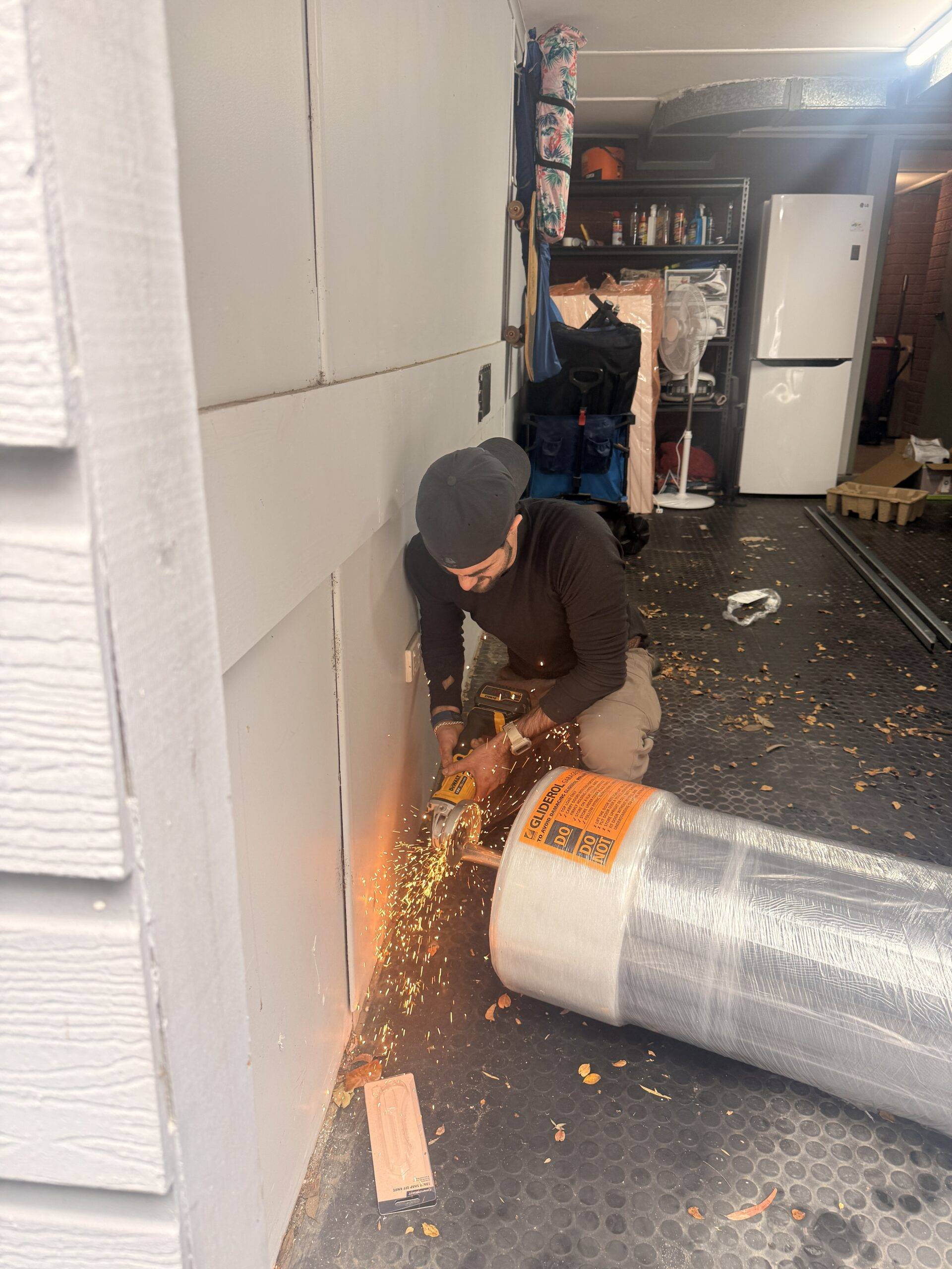 Sectional door installation in Manly, Sydney